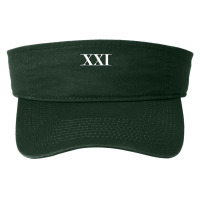 Roman Numeral 21 Xxi ~ With Lines T Shirt Fashion Visor | Artistshot