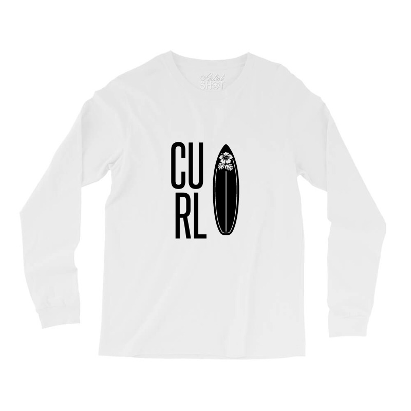 Curl – The Area Of The Wave Where It Is Breaking Long Sleeve Shirts | Artistshot