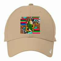 San Judas Leopard Cowhide Gemstone Nike Dri-fit Cap | Artistshot