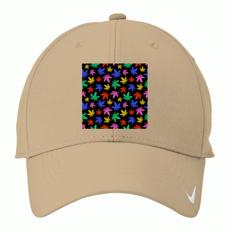 Colorful Marijuana Nike Dri-FIT Cap by Cosby | Artistshot