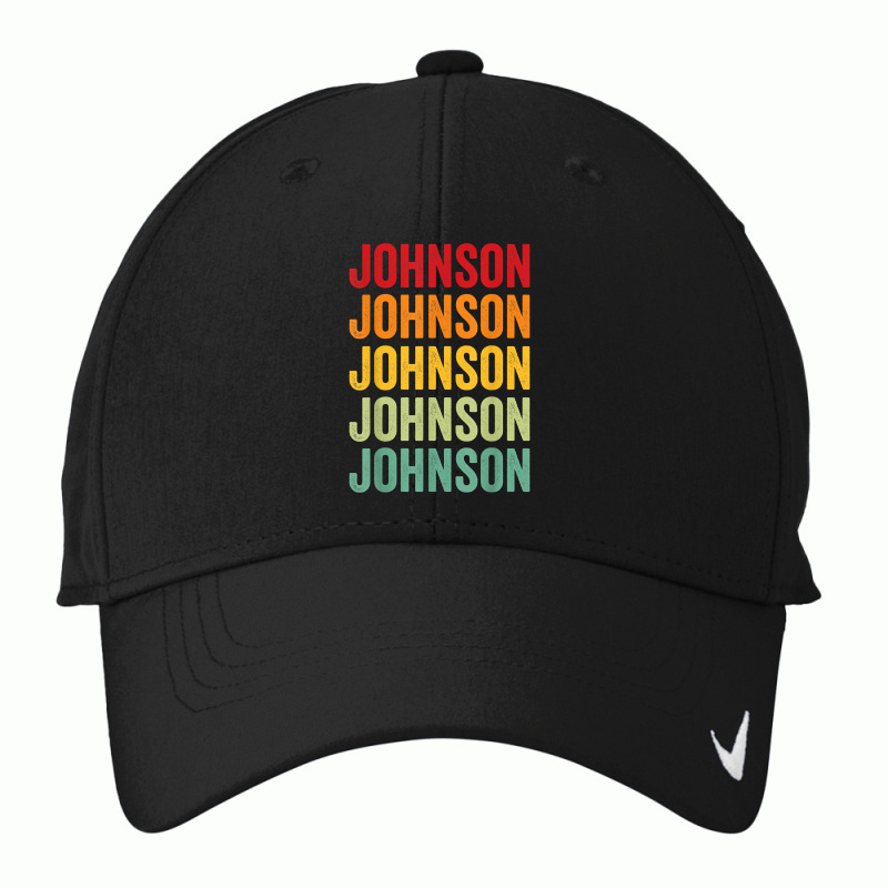 Johnson County, Nebraska, Rainbow Text Design T Shirt Nike Dri-FIT Cap by komulavcasante6 | Artistshot