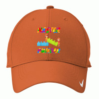 Master Builder, Brick Builder Blocks Building, Toys For Kids T Shirt Nike Dri-fit Cap | Artistshot