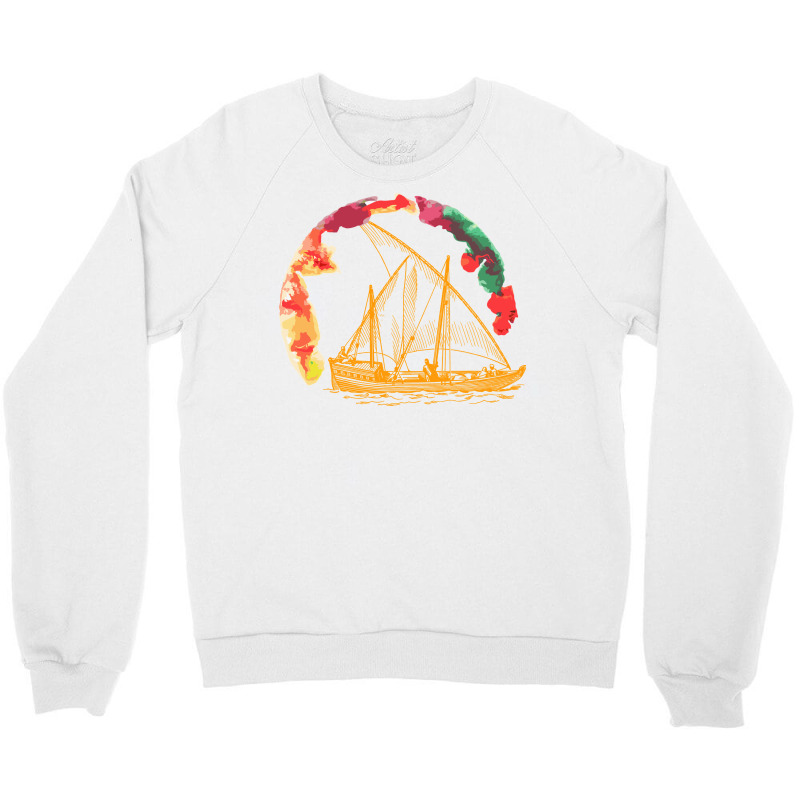 Sailboat Crewneck Sweatshirt | Artistshot