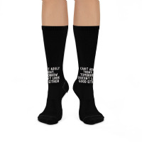 Funny Sayings Crew Socks | Artistshot