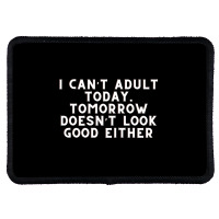 Funny Sayings Rectangle Patch | Artistshot