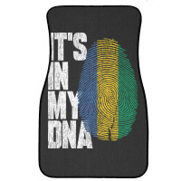 It's In My Dna Gabonese Proud Gabon Flag Front Car Mat | Artistshot