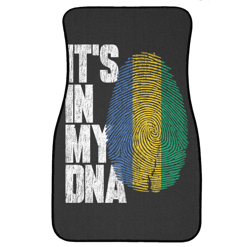 It's In My Dna Gabonese Proud Gabon Flag Front Car Mat | Artistshot