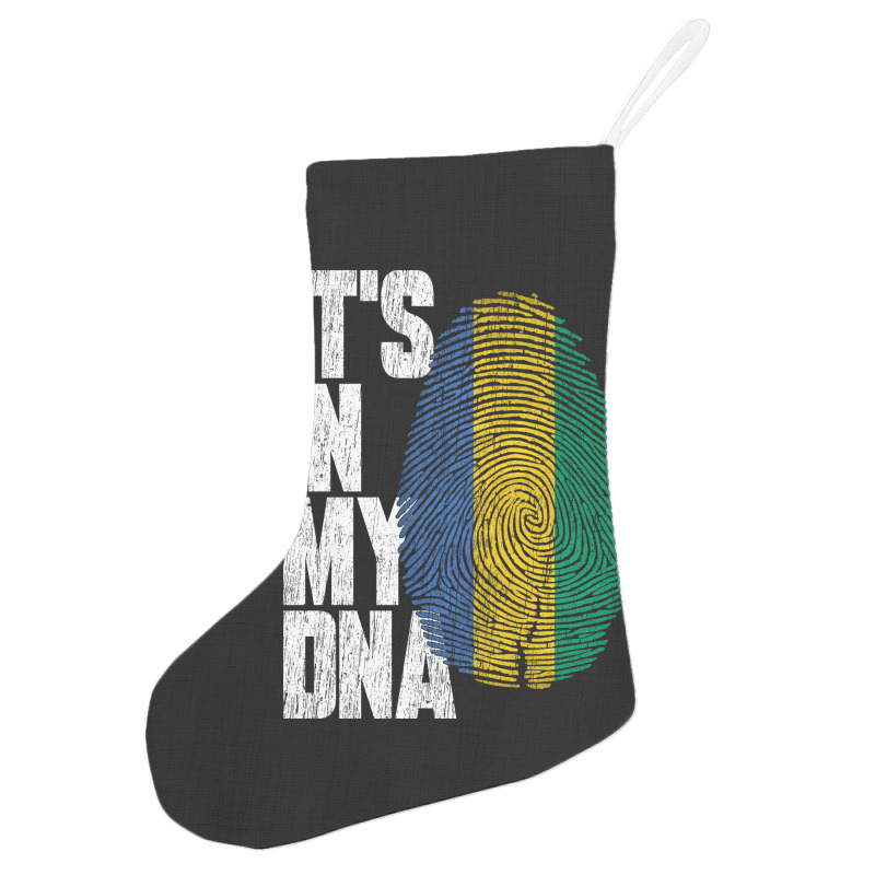 It's In My Dna Gabonese Proud Gabon Flag Holiday Stocking | Artistshot