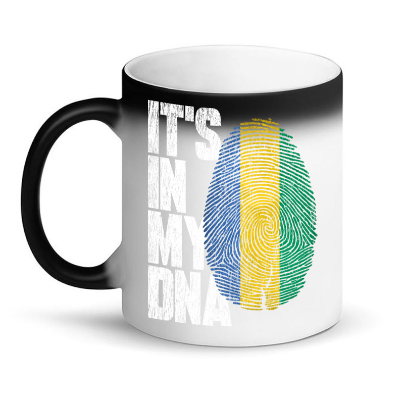 It's In My Dna Gabonese Proud Gabon Flag Magic Mug | Artistshot