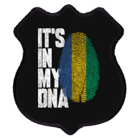 It's In My Dna Gabonese Proud Gabon Flag Shield Patch | Artistshot