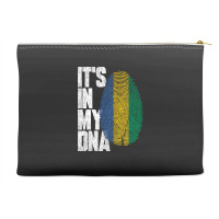 It's In My Dna Gabonese Proud Gabon Flag Accessory Pouches | Artistshot