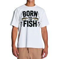 Quotes Born To Fish Urban Heavy T-shirt | Artistshot