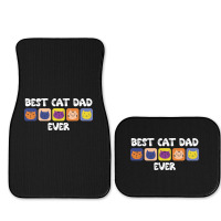 Best Cat Dad Ever Cute Full Set Car Mats | Artistshot