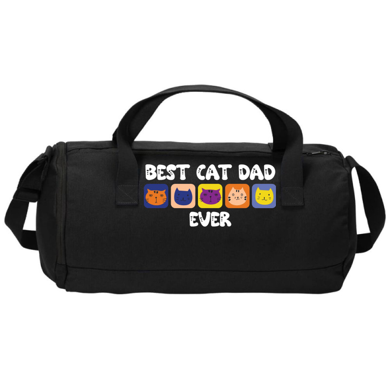 Best Cat Dad Ever Cute Duffel Bag | Artistshot