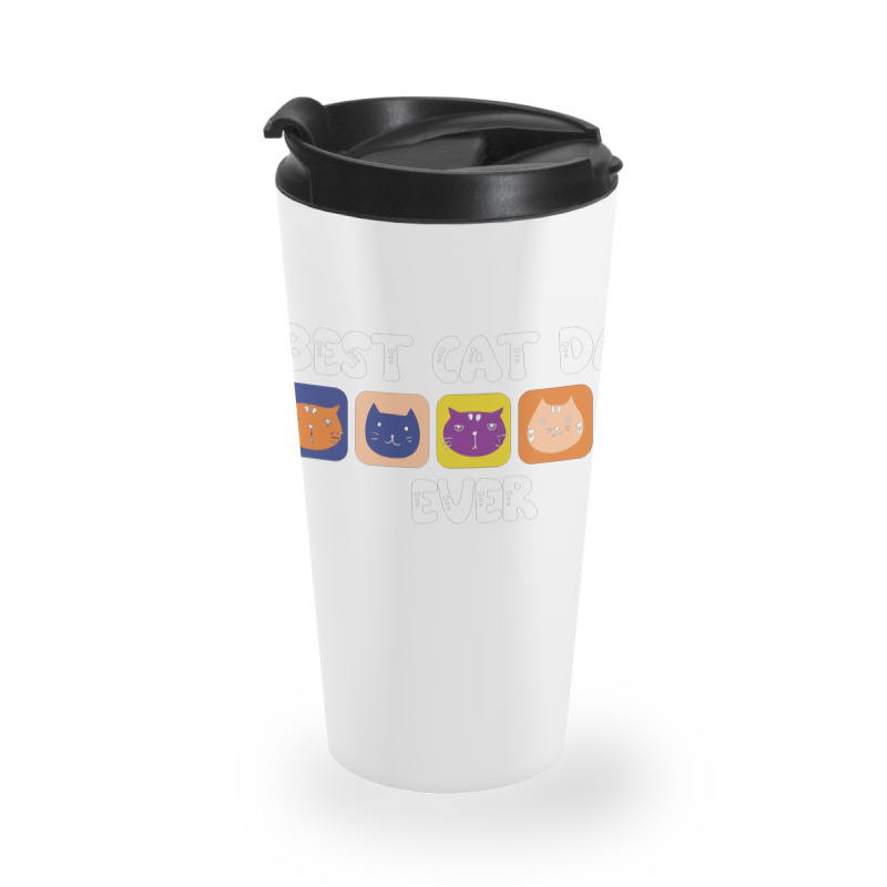 Best Cat Dad Ever Cute Travel Mug | Artistshot