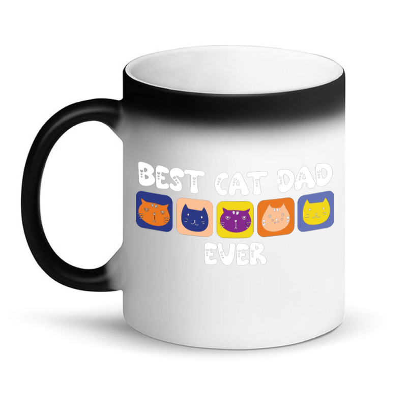 Best Cat Dad Ever Cute Magic Mug | Artistshot