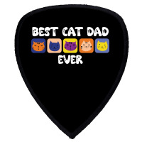 Best Cat Dad Ever Cute Shield S Patch | Artistshot