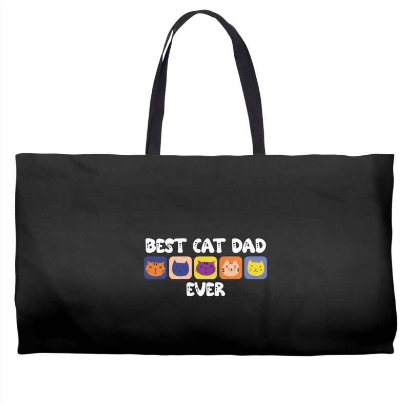 Best Cat Dad Ever Cute Weekender Totes | Artistshot