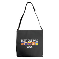 Best Cat Dad Ever Cute Adjustable Strap Totes | Artistshot