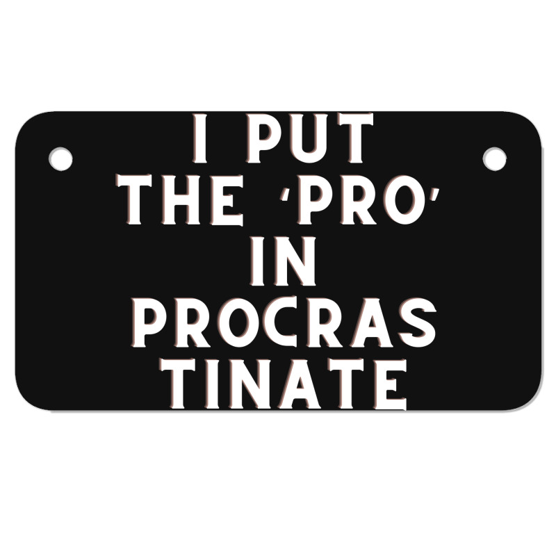 Funny Sayings Motorcycle License Plate | Artistshot