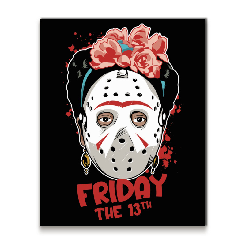 Friday The 13th Frida Kahlo Metal Print Vertical | Artistshot