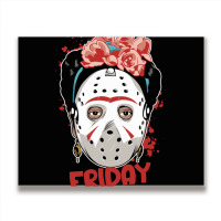 Friday The 13th Frida Kahlo Metal Print Horizontal | Artistshot