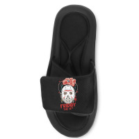 Friday The 13th Frida Kahlo Slide Sandal | Artistshot