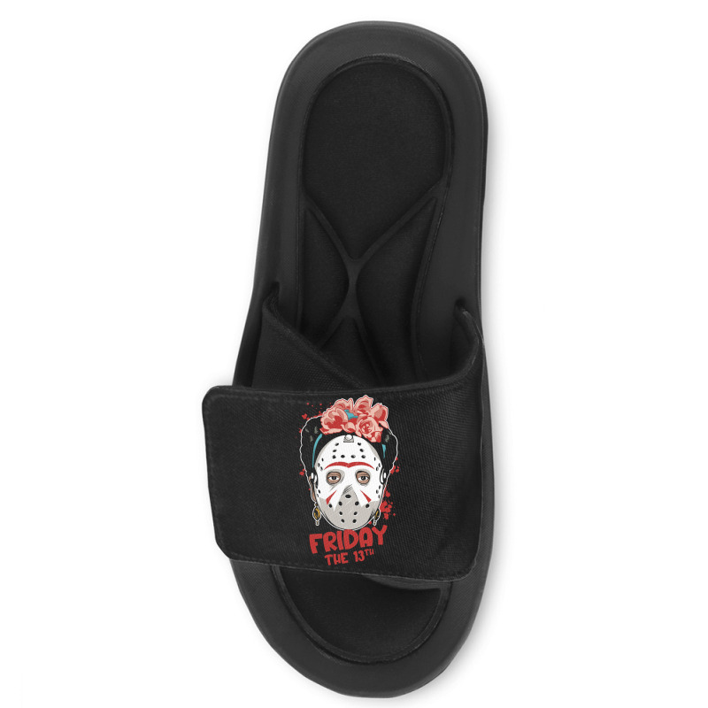 Friday The 13th Frida Kahlo Slide Sandal | Artistshot