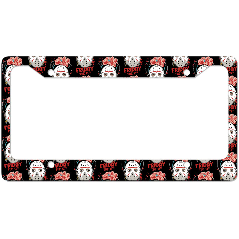 Friday The 13th Frida Kahlo License Plate Frame | Artistshot