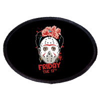 Friday The 13th Frida Kahlo Oval Patch | Artistshot