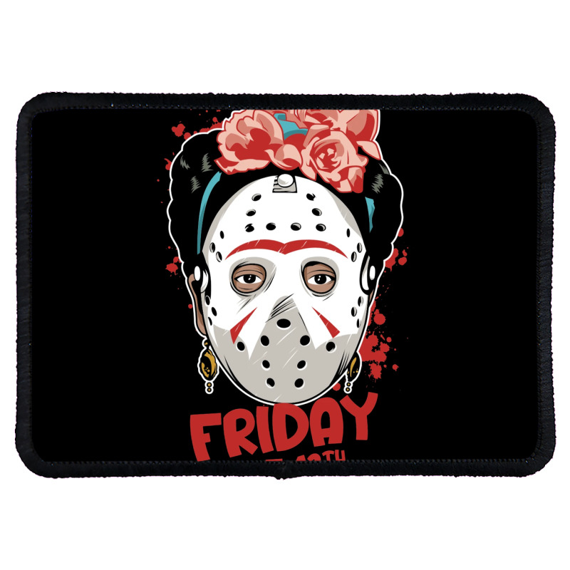 Friday The 13th Frida Kahlo Rectangle Patch | Artistshot