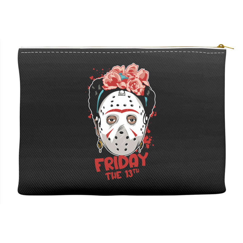 Friday The 13th Frida Kahlo Accessory Pouches | Artistshot