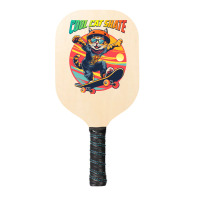 Funny Cool Cat Skateboarder Pickleball Paddle | Artistshot