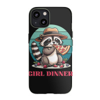 Girl Dinner - Racoon Eating Pizza Iphone 13 Case | Artistshot