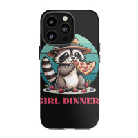 Girl Dinner - Racoon Eating Pizza Iphone 13 Pro Case | Artistshot