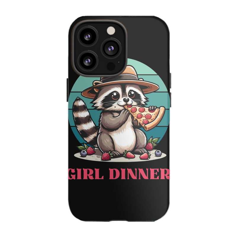 Girl Dinner - Racoon Eating Pizza Iphone 13 Pro Case | Artistshot