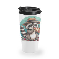 Girl Dinner - Racoon Eating Pizza Travel Mug | Artistshot