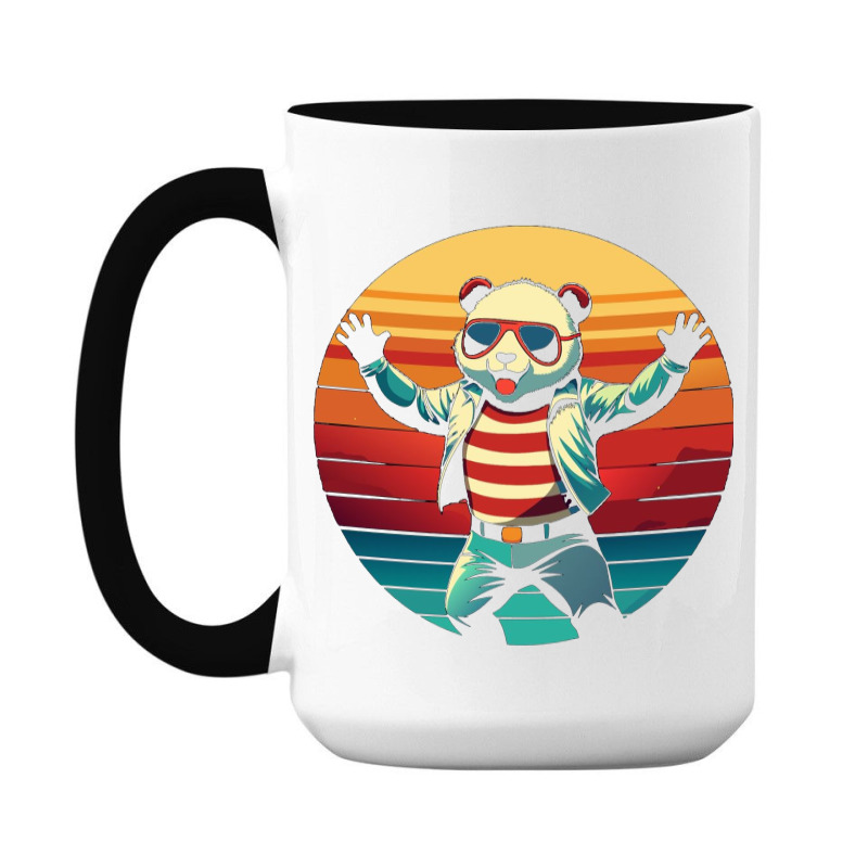 Panda Vintage 15 Oz Coffee Mug | Artistshot