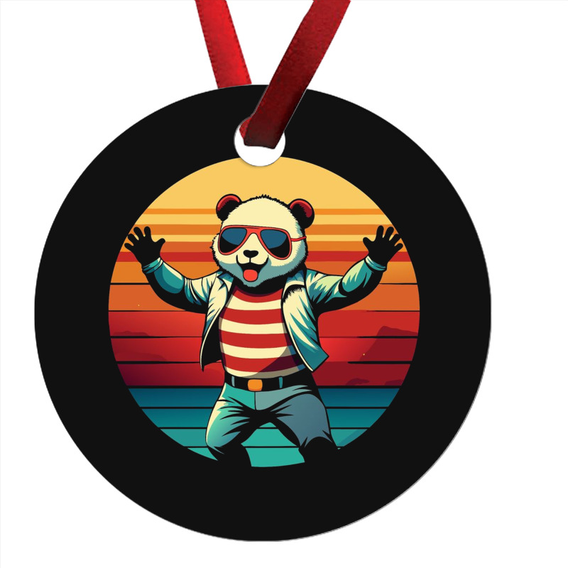 Panda Vintage Ornament | Artistshot