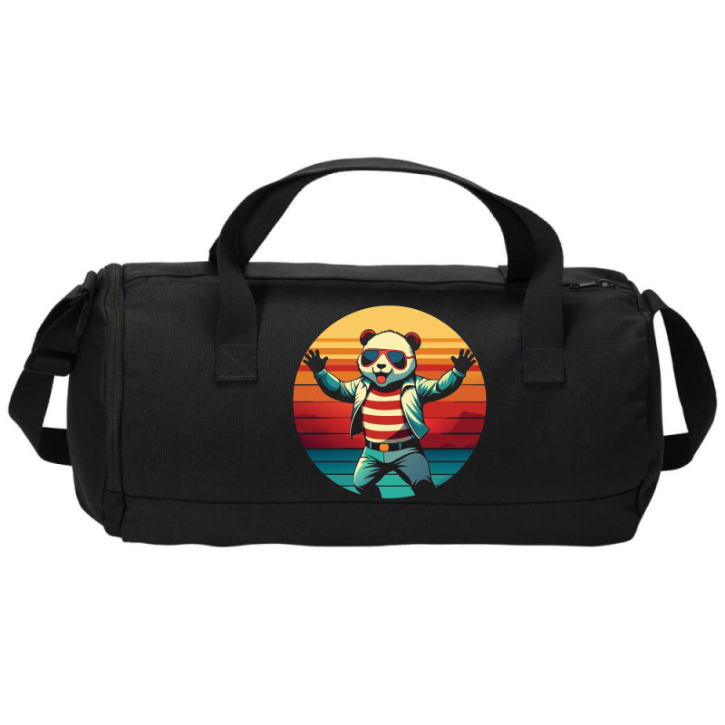 Panda Vintage Duffel Bag | Artistshot