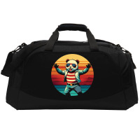 Panda Vintage Active Duffel | Artistshot