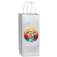 Panda Vintage Wine Paper Bag - 5 1/2 X 3 1/4 X 13 | Artistshot