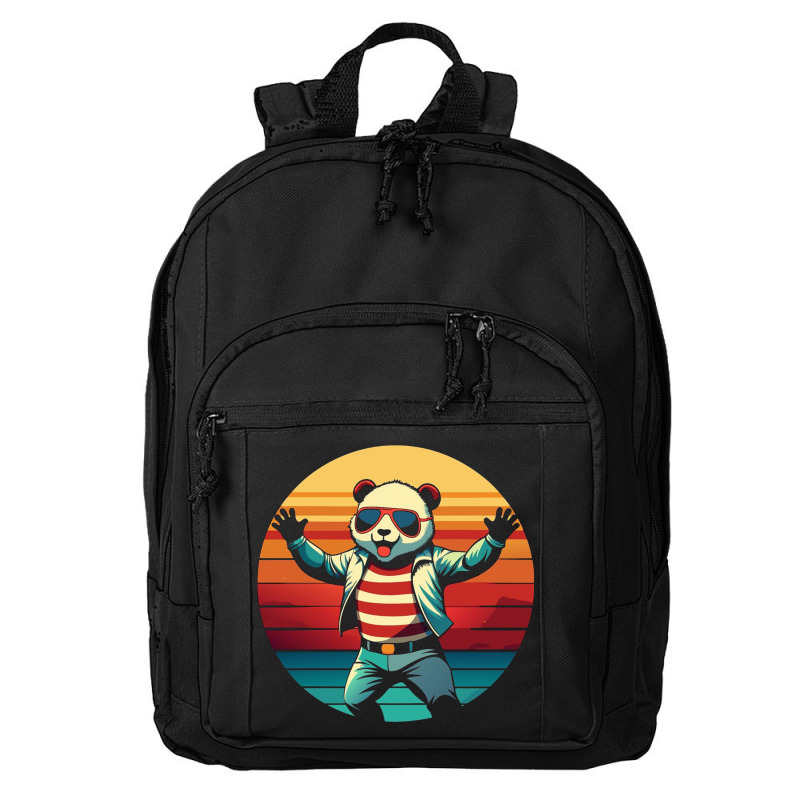 Panda Vintage Basic Backpack | Artistshot