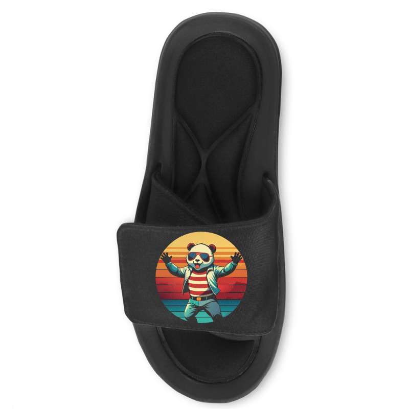 Panda Vintage Slide Sandal | Artistshot