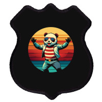 Panda Vintage Shield Patch | Artistshot