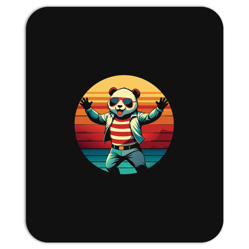 Panda Vintage Mousepad | Artistshot