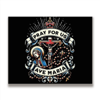 Pray For Us Metal Print Horizontal | Artistshot