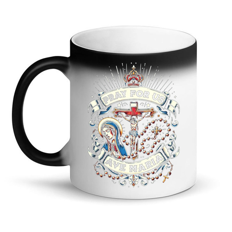 Pray For Us Magic Mug | Artistshot