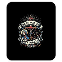 Pray For Us Mousepad | Artistshot