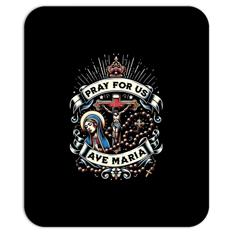 Pray For Us Mousepad | Artistshot